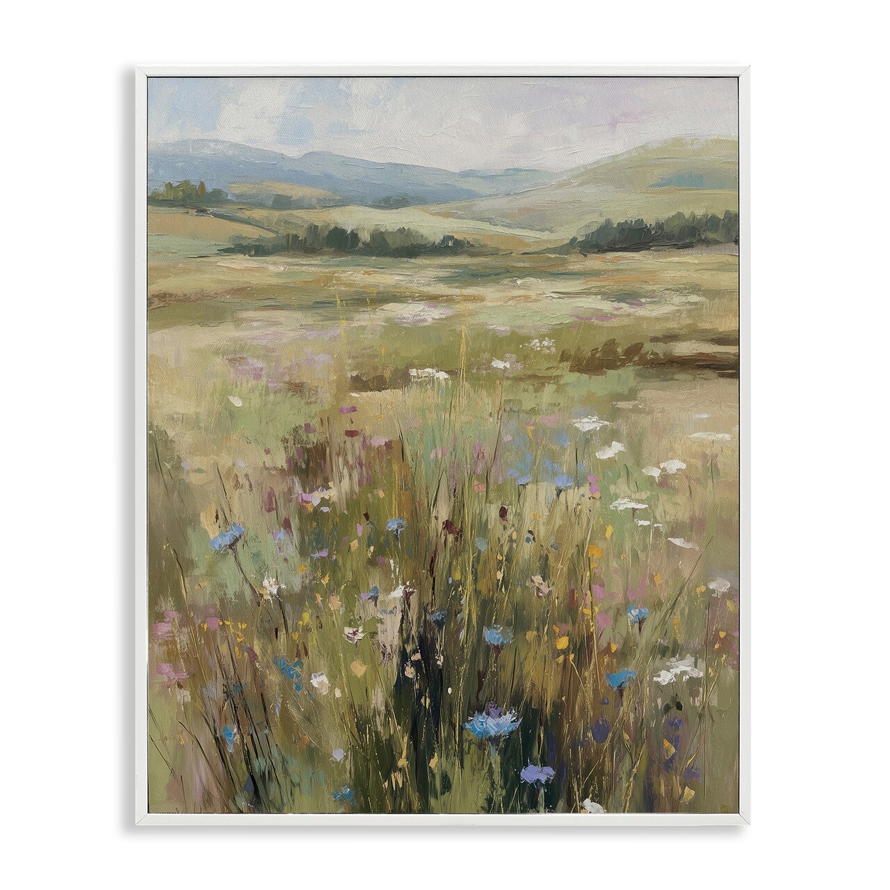 Stupell Industries Breezy Pastures Impression Framed Giclee, design by Svetlana Aleynikova